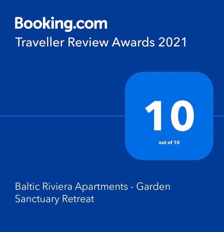 Baltic Riviera Apartments - Garden Sanctuary Retreat Gdaňsk Exteriér fotografie